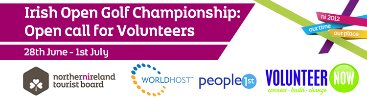             NITB Irish Open Golf Championship � Open call for Volunteers. 