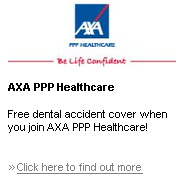 AXA PPP Healthcare - Free dental accident cover when you join