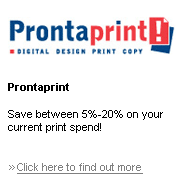 Prontaprint - Save between 5%-20% on your current print spend!