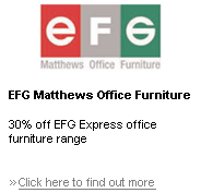 EFG Matthews Office Furniture - 30% off EFG Express office furniture range