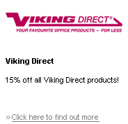 Viking Direct - 15% off all Viking Direct products!