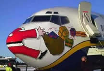 Santa plane